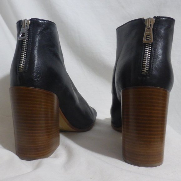 RUDSAK, size 37, open toe heels, zip back, Made In Italy, GUC - Picture 3 of 15